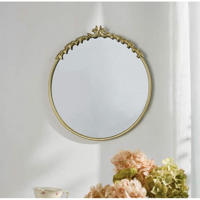 مرايا جداريه مستديره تجمع بين الفخامة الكلاسيكية واللمسات العصرية9568