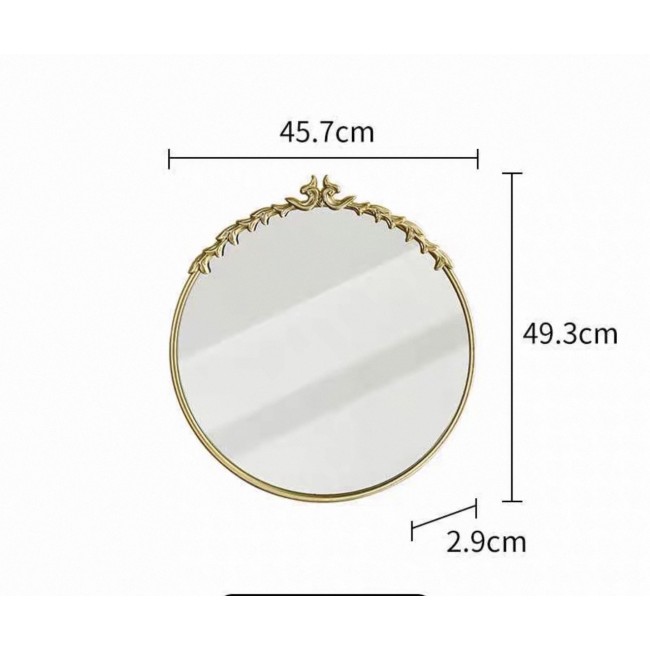 مرايا جداريه مستديره تجمع بين الفخامة الكلاسيكية واللمسات العصرية9568