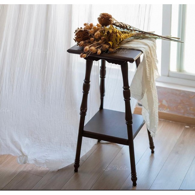 طاوله جانبيه من الفخامه كلاسيكيه ودفء الخشب الطبيعي إلى منزلك مع طاولة الخدمة ذات الدورين9607 طاوله جانبيه من الفخامه كلاسيكيه ودفء الخشب الطبيعي إلى منزلك مع طاولة الخدمة ذات الدورين9607