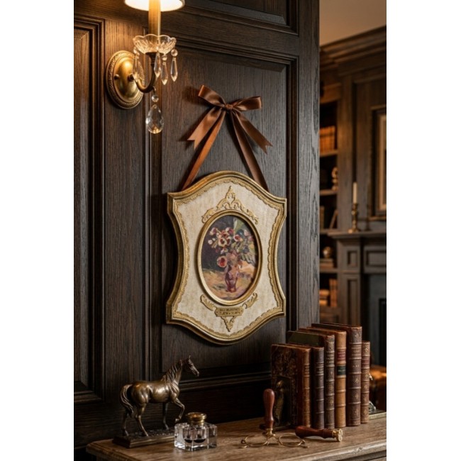 لوحه فنيه تجمع بين الطراز الاوربي والفرنسي L9608