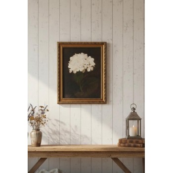 لوحه فنيه جداري مطبوع  كانفس  باطار خشبي مزخرف بلمسات اوربيه متوفر 3 احجام مختلفه 7345