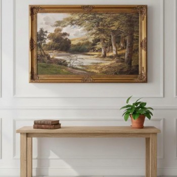 لوحه فنيه جداري كانفس باطار من الخشب الطبيعي بلمسات يدويه بتصميم فنتج كلاسيكي 9267 لوحه فنيه جداري كانفس باطار من الخشب الطبيعي بلمسات يدويه بتصميم فنتج كلاسيكي 9267