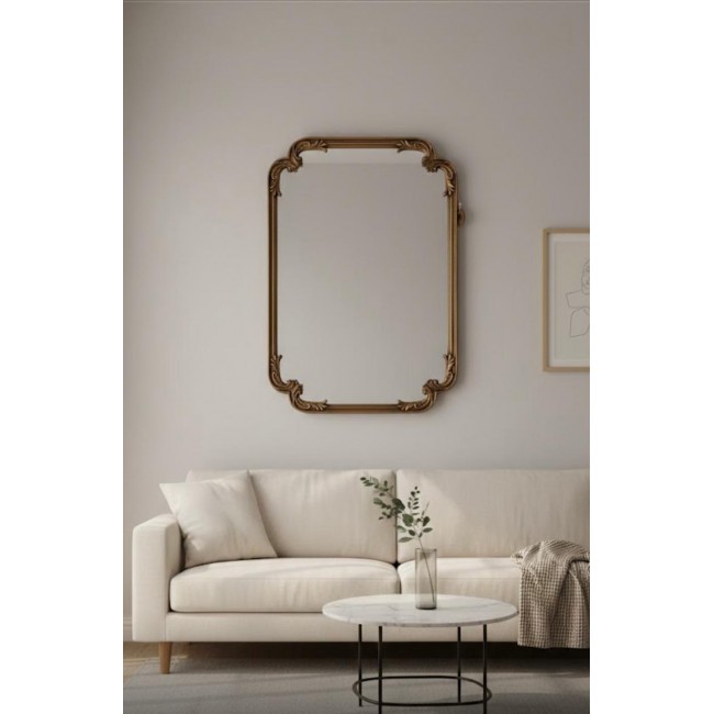 مرايا جداري باطار مزخرف بتصميم اوربي كلاسيك 9292