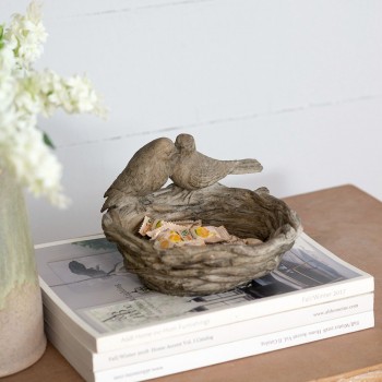 تحفه عش عصافير مصنوع من الراتنج 8252 تحفه عش عصافير مصنوع من الراتنج 8252