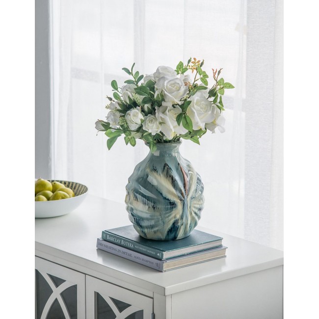 فازه سراميك باللوان جميله بستايل اوربي 8225