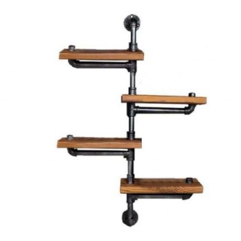 رف جداري من عدة رفوف خشبيه -2768 رف جداري من عدة رفوف خشبيه -2768