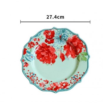 صحن ريفي مزخرف -L2344 صحن ريفي مزخرف -L2344