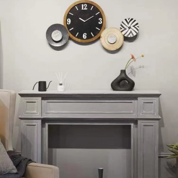 لوحه ديكور ساعه جداري خشبي -K6249 لوحه ديكور ساعه جداري خشبي -K6249