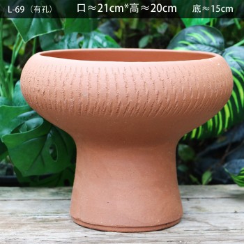 مركن فخار مزخرف -L2533