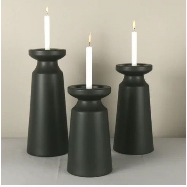 حامل شمعه مصنوع من سراميك طقم مكون من3 قطع -2619 حامل شمعه مصنوع من سراميك طقم مكون من3 قطع -2619