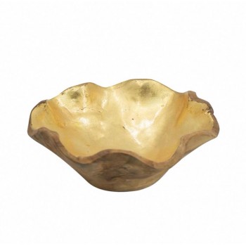 صحن تقديم خشب طبيعي بتصميم بتلات الورد 7840 صحن تقديم خشب طبيعي بتصميم بتلات الورد 7840