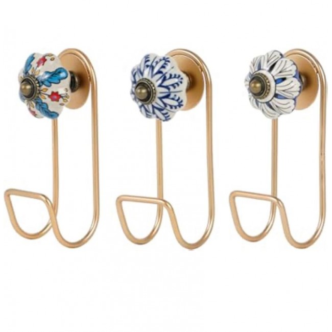 طقم تعليق جداري معدن فاخر بتفاصيل اوربي العدد3 قطع 9112