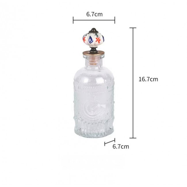 زجاجيه لتعبئة العطور بسداده متميزه تعطي لمسات من الفخامه 9115