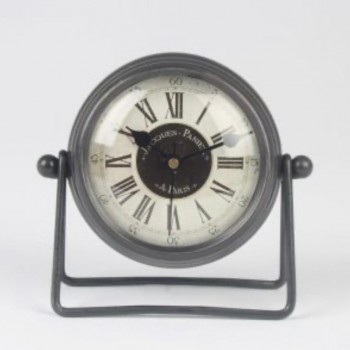 ساعه كلاسيكيه معدن م بارقام لاتنيه ملائمه للمكتب 9102