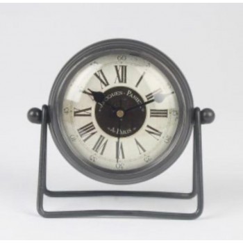 ساعه كلاسيكيه معدن م بارقام لاتنيه ملائمه للمكتب 9102