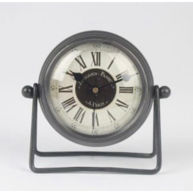 ساعه كلاسيكيه معدن م بارقام لاتنيه ملائمه للمكتب 9102