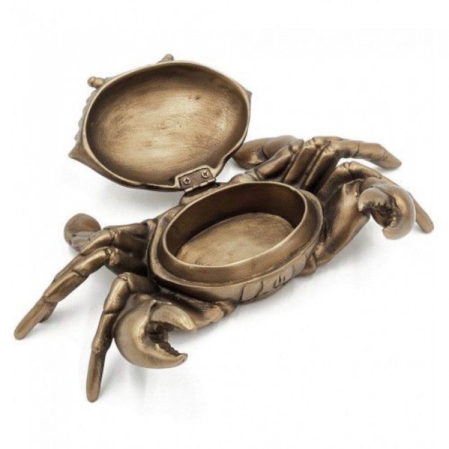 تحفه سلطعون فايبر ذهبي بتفاصيل انيقه 8313