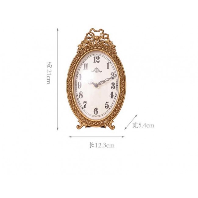 ساعه مكتبيه كلاسيك  معدن بستايل اوربي فاخر 9132