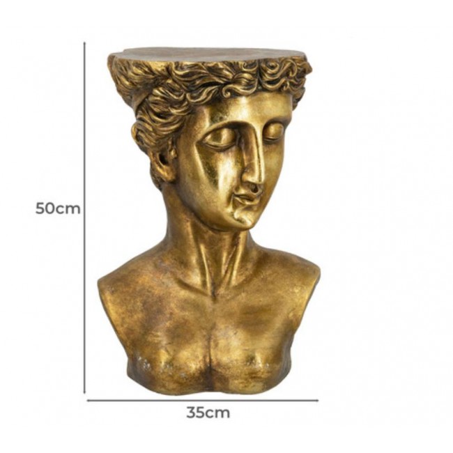 طاوله جانبيه فايبر بتصميم امراءه على الطراز الروماني مثالي لديكور المنزل