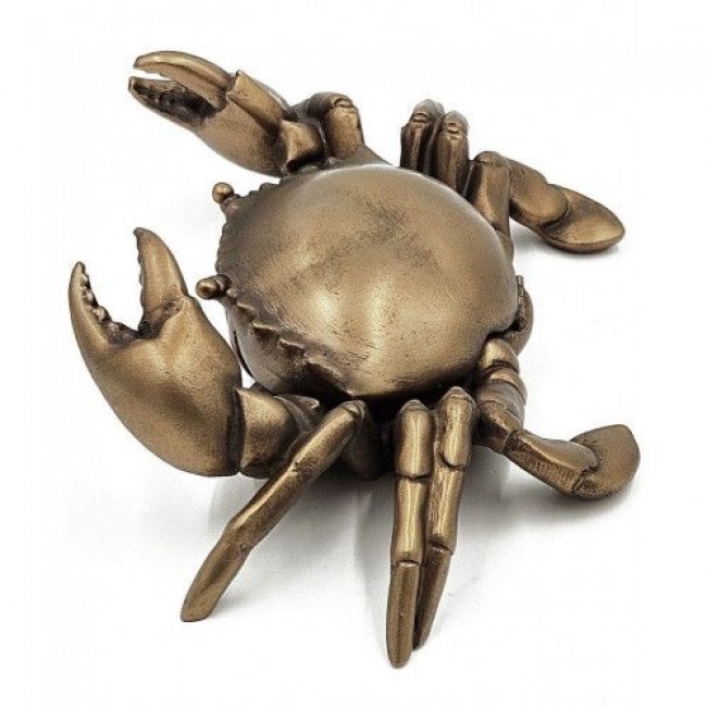 تحفه سلطعون فايبر ذهبي بتفاصيل انيقه 8313