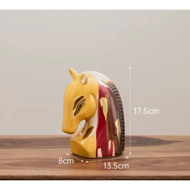 تحفه راس حصان بالوان مزدوجه بلمسات عصريه متميزه متوفر الحجمين 8278