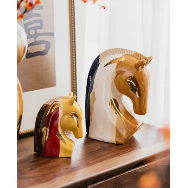 تحفه راس حصان بالوان مزدوجه بلمسات عصريه متميزه متوفر الحجمين 8278