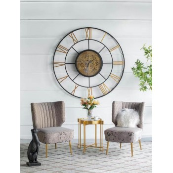 ساعه جداريه بتصميم مودرن بلمسات اوربيه 8236 ساعه جداريه بتصميم مودرن بلمسات اوربيه 8236