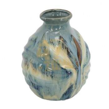 فازه سراميك باللوان جميله بستايل اوربي 8225 فازه سراميك باللوان جميله بستايل اوربي 8225