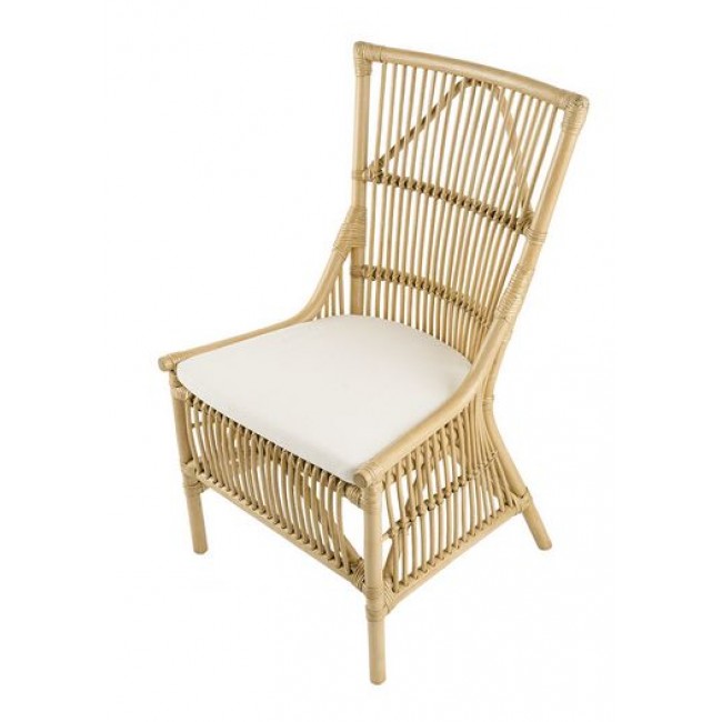 كرسي مصنوع من الخيزران الطبيعي بتصميم ريفي اوربي 8387