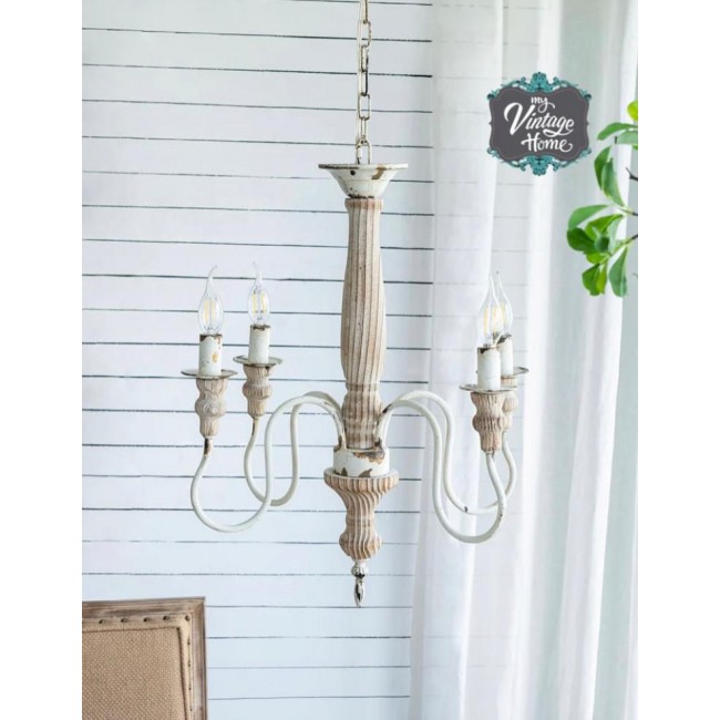 وحده اضاءه سقفيه مصنوعه من الخشب الطبيعي منحوته يدويا بعنايه مطعمه بالمعدن المشغول يدويا رباعية الاضاءه فنتج ستايل 8382