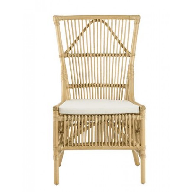 كرسي مصنوع من الخيزران الطبيعي بتصميم ريفي اوربي 8387