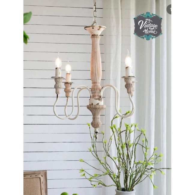 وحده اضاءه سقفيه مصنوعه من الخشب الطبيعي منحوته يدويا بعنايه مطعمه بالمعدن المشغول يدويا رباعية الاضاءه فنتج ستايل 8382