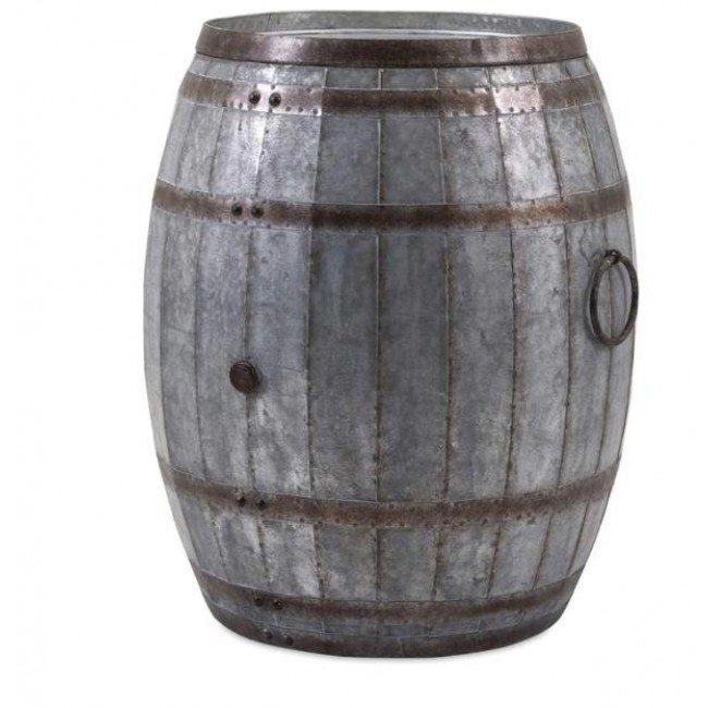 طاوله جانبيه بتصميم برميل بستايل اوربي 8425