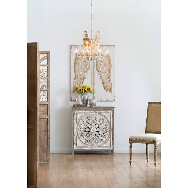 لوحه جداريه من الخشب الطبيعي منحوت يدويا بتصميم جناح 8383