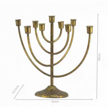 شمعدان ذهبي معدن بتصميم كلاسيك اوربي 7891 شمعدان ذهبي معدن بتصميم كلاسيك اوربي 7891