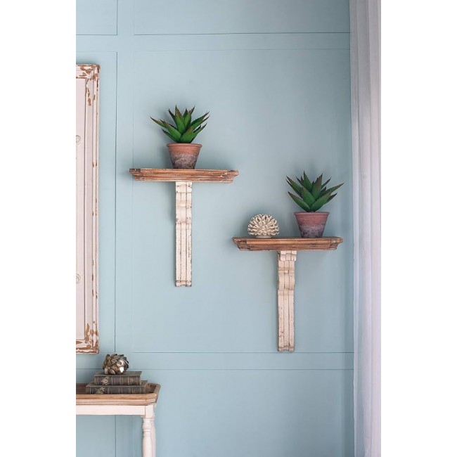 رف ديكور جداري بتصميم شابي شيك فنتج 8379