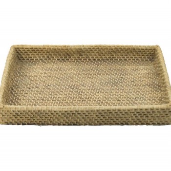 صينيه تقديم من الخوص الطبيعي بستايل ريفي 8418