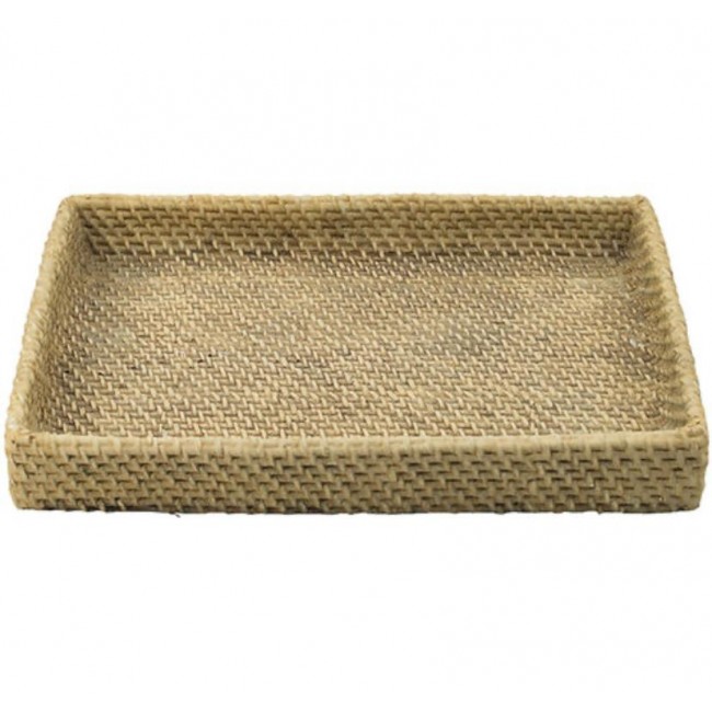 صينيه تقديم من الخوص الطبيعي بستايل ريفي 8418