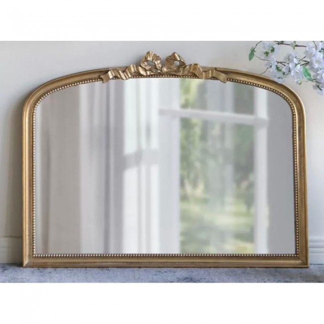 مرايا كلاسيكيه باطار معدن مذهب فريده بين الاناقه ودفء8153