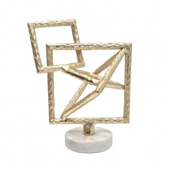 تحفه معدنيه باشكال هندسيه بقاعده رخام بتصميم عصري 7991 تحفه معدنيه باشكال هندسيه بقاعده رخام بتصميم عصري 7991