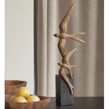 تحفه مكتبيه بتصميم العاصافير بقاعده سوداء 7916 تحفه مكتبيه بتصميم العاصافير بقاعده سوداء 7916