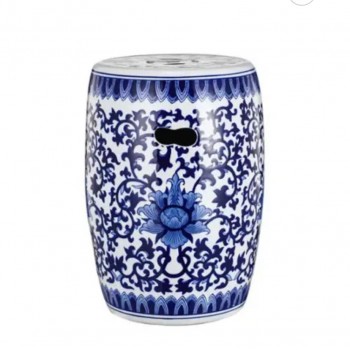 مقعد سيراميك بنقوش زرقاء فاخره 8114