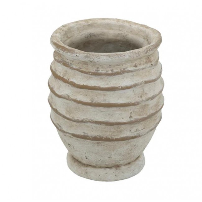 مركن نبات من الفخار بتصميم ريفي متوفر الحجمين 7963