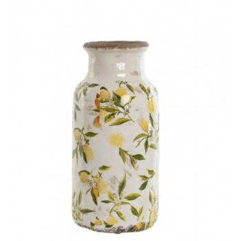 فازه سيراميك بزخارف الليمون الانيقه 7952 فازه سيراميك بزخارف الليمون الانيقه 7952