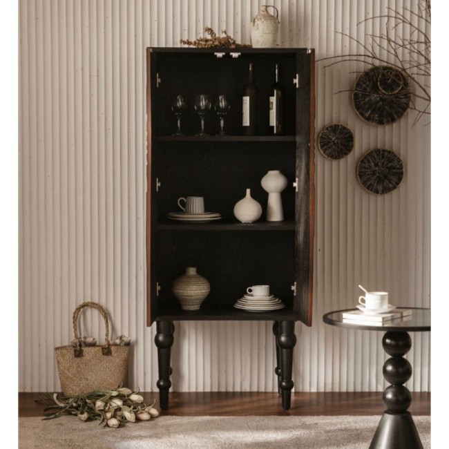 كونسول جداري مصنوع من الخشب الطبيعي حفر يدوي بتصميم كلاسيكي L8912