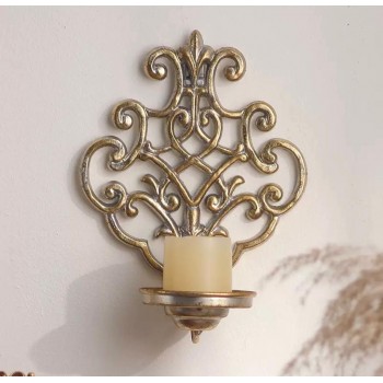 شمعدان جداري معدن مشغول يدويا فنتج 8794 شمعدان جداري معدن مشغول يدويا فنتج 8794