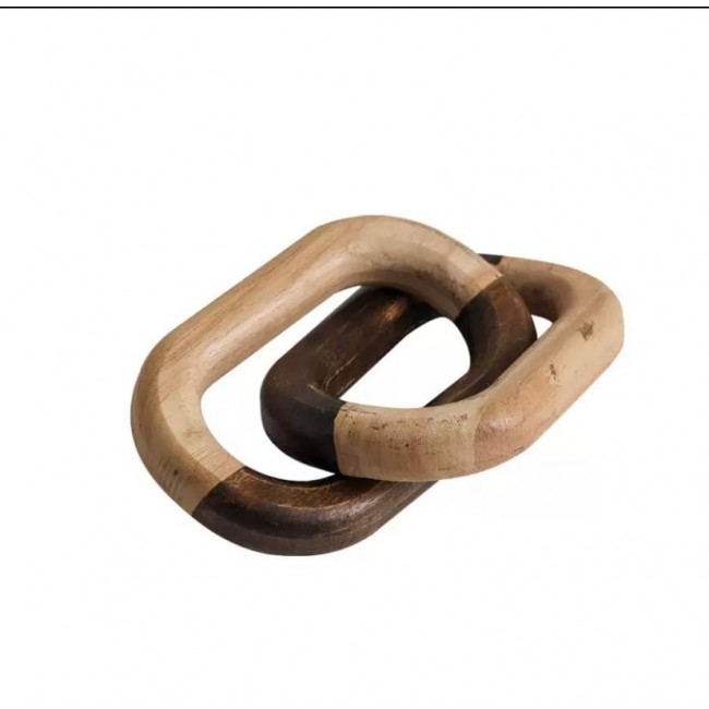 ديكور مكتبي بتصميم سلسله مصنوعه من الخشب بألوان دافئه 8780