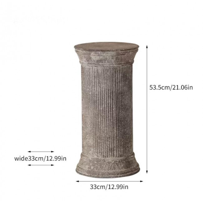 عمود معدن بتصميم رماني مثالي لديكور المنزل متوفر الحجمين 8883