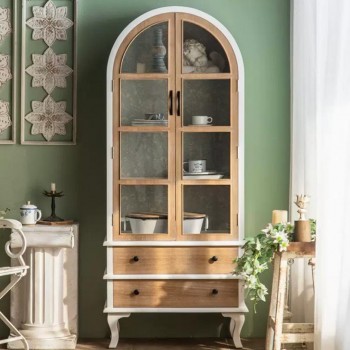 كونسول جداري خشبي بستايل اوربي ملائم لديكور المنزل 8885