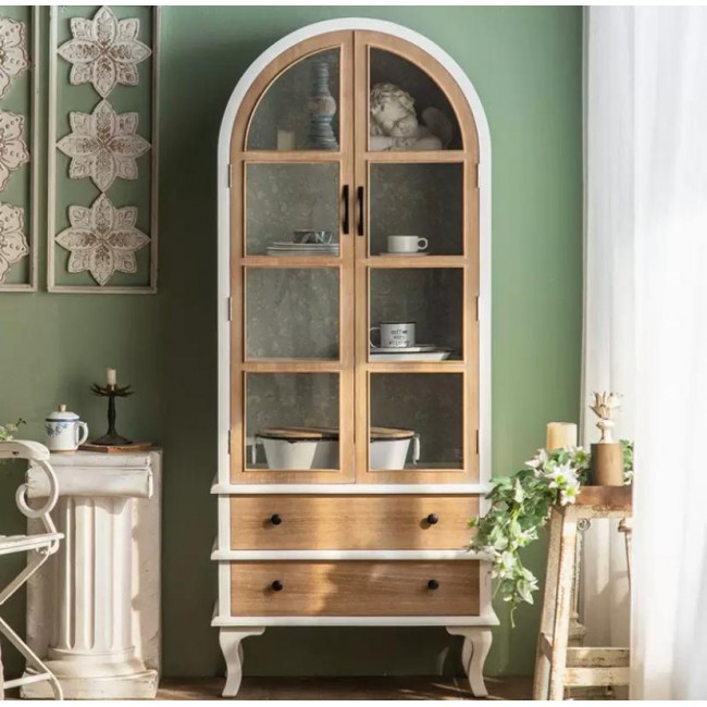 كونسول جداري خشبي بستايل اوربي ملائم لديكور المنزل 8885